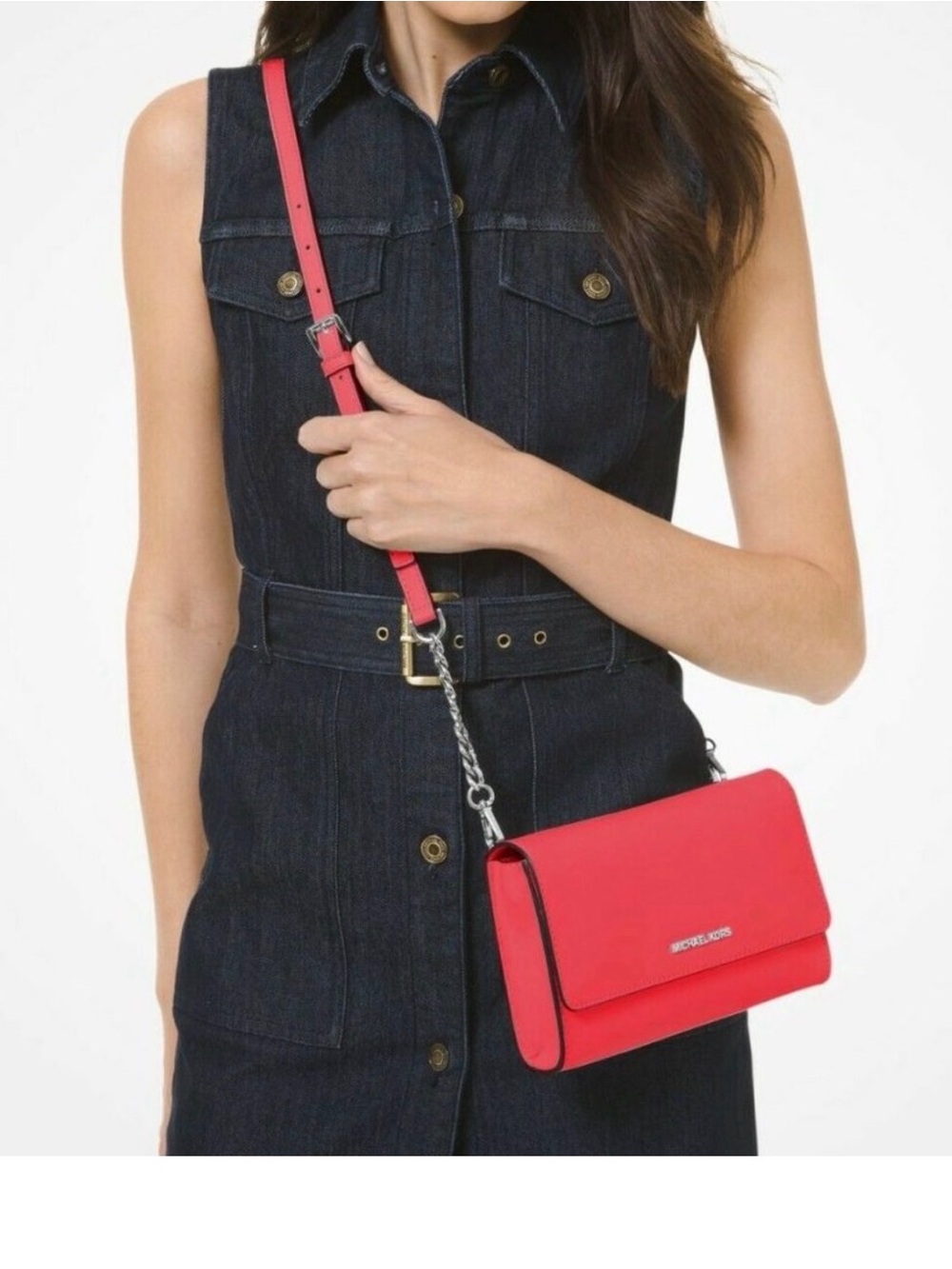red mk purse